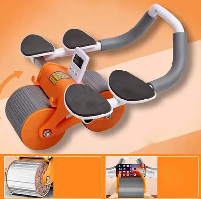 SUPER RUEDA ABDOMINAL CON SOPRTE DOBLE